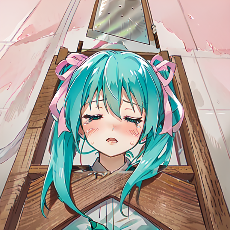 01748-639404994-_lora_guillotine_1_,guillotine,1girl,solo,hatsune miku,twintails,closed eyes,bow,face focus,head through board,blush,long hair,a.png